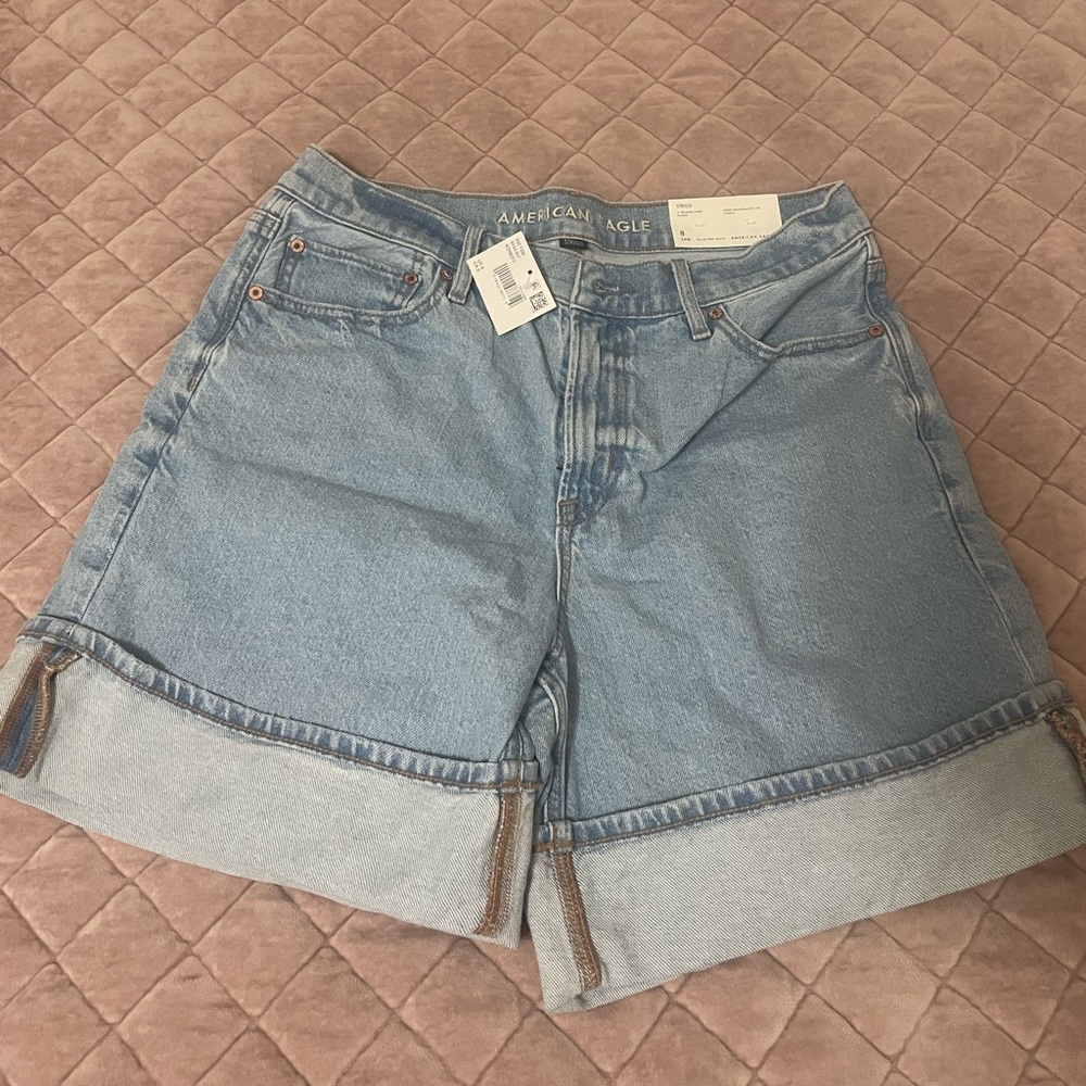 American Eagle Outfitters Light Blue Jean Shorts